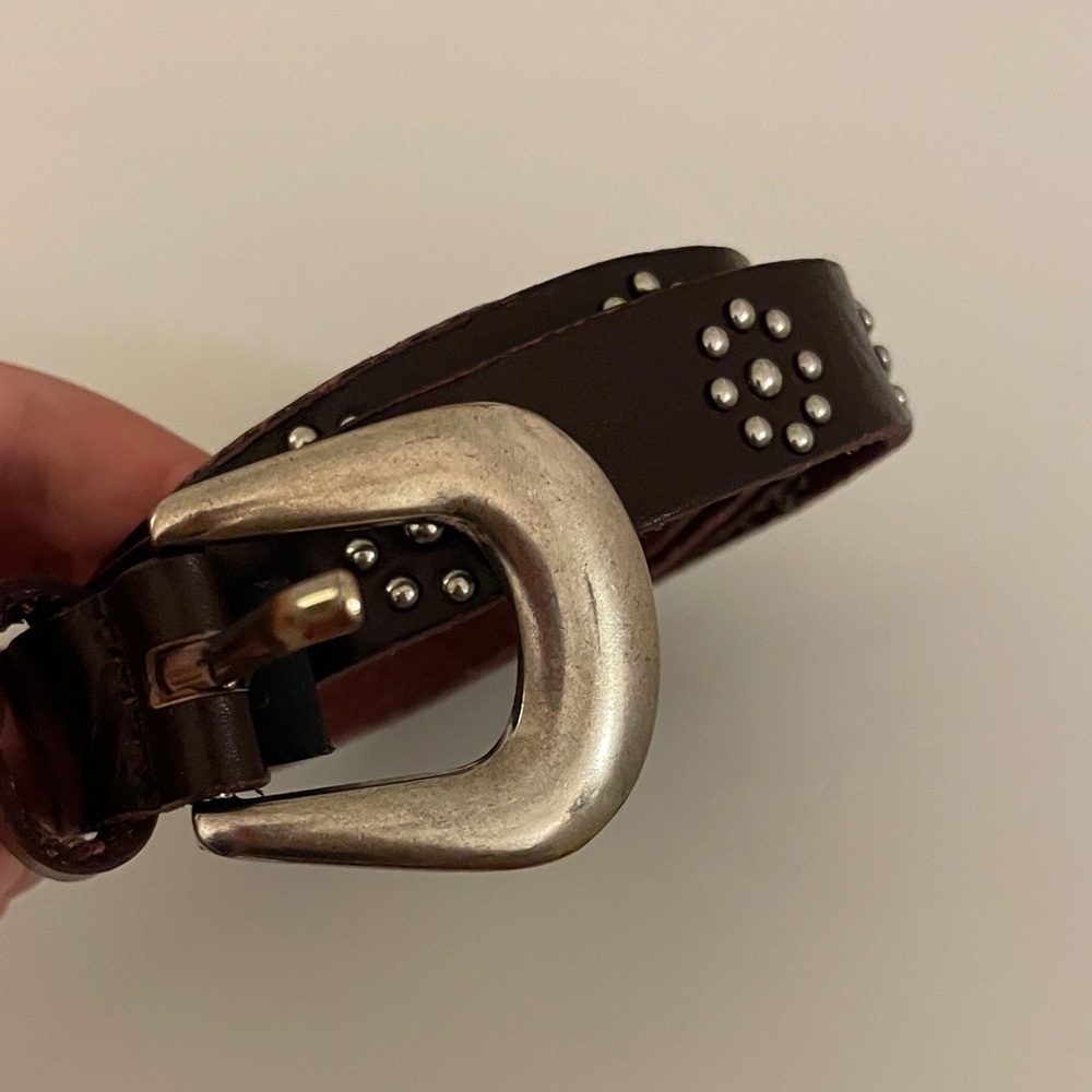 ZARA - Studded Belt (100% Leather)